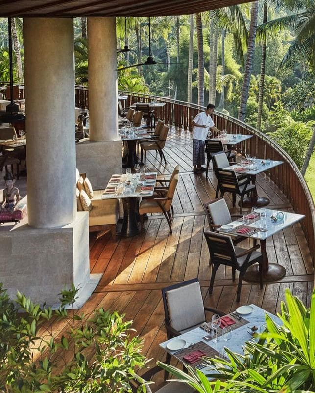 Ayung Terrace Restaurant at Four Seasons Resort Bali at Sayan