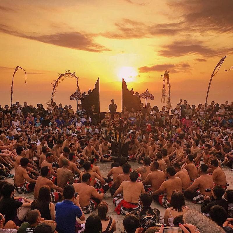Watch A Kecak Fire Dance