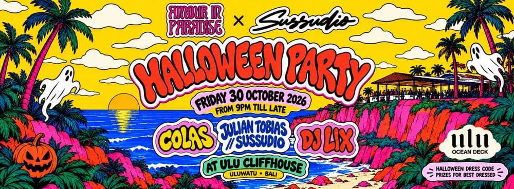 AMOUR IN PARADISE X SUSSUDIO | FRIDAY HALLOWEEN PARTY at OCEAN DECK