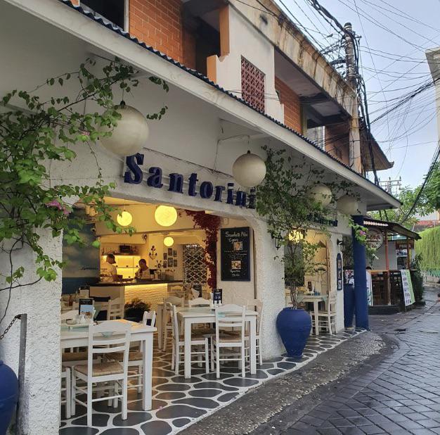 Santorini Greek Restaurant Kuta - Photo by @santorinigreekrestaurantbali