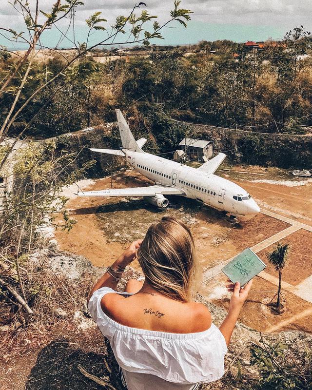 Take A Selfie With The Abandoned Aircraft - Photo by @alexandragladkih