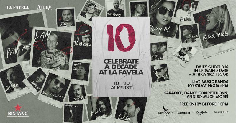 La Favela 10th Anniversary